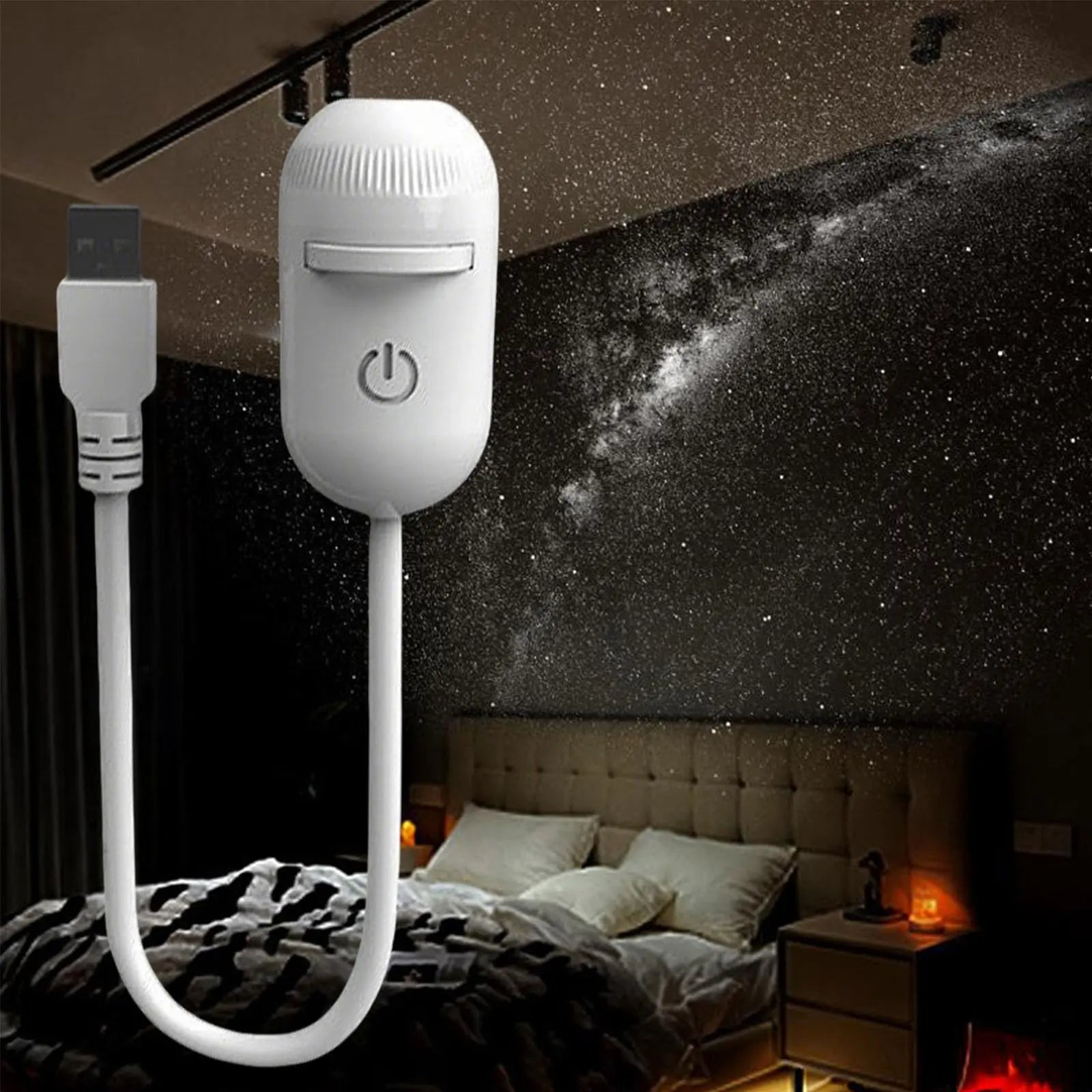 Galaxy Projector 2-In-1 Starry Sky Projector, Galaxy Star Projector Starry Projector Light, Galaxy Dual-Mode Night Light, Galaxy Projector USB